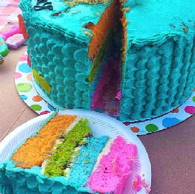 Bubble Guppies Colourful Layer Cake Bubble Guppies Colourful Layer Cake